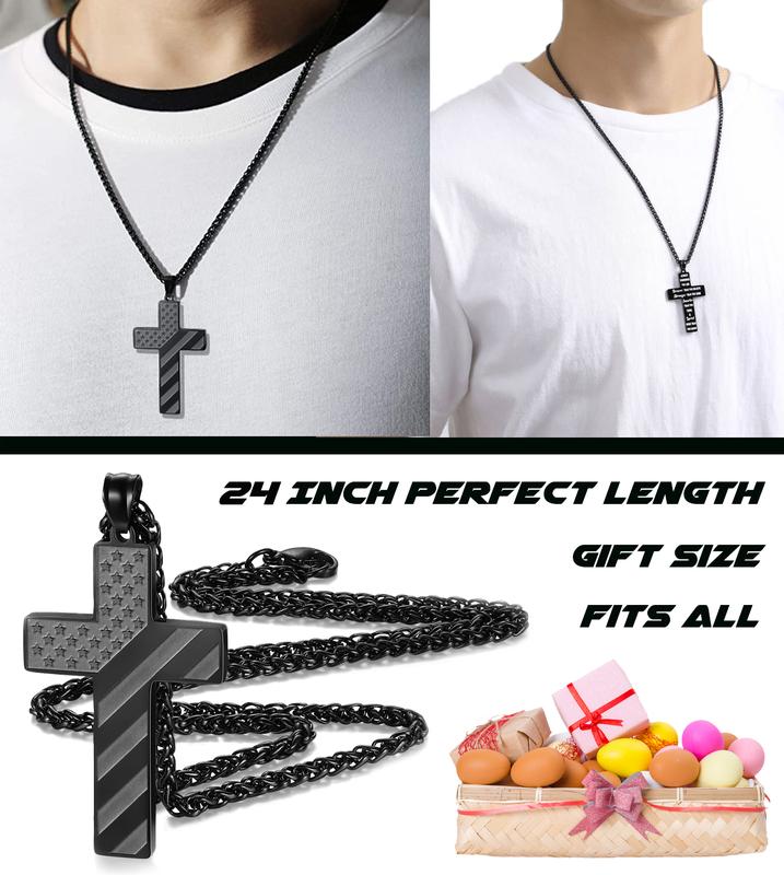 适合青少年男孩的礼物 十字架项链