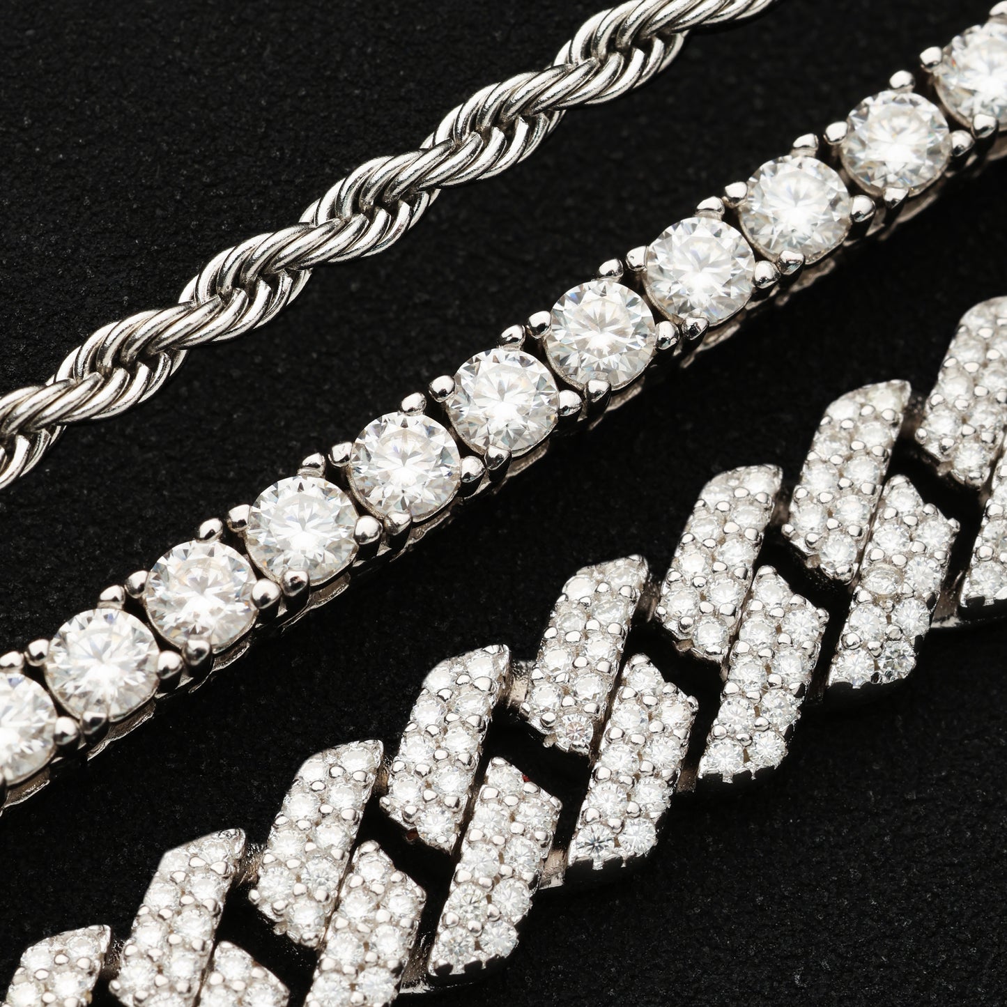 Custom Letter Name Pendant White Gold