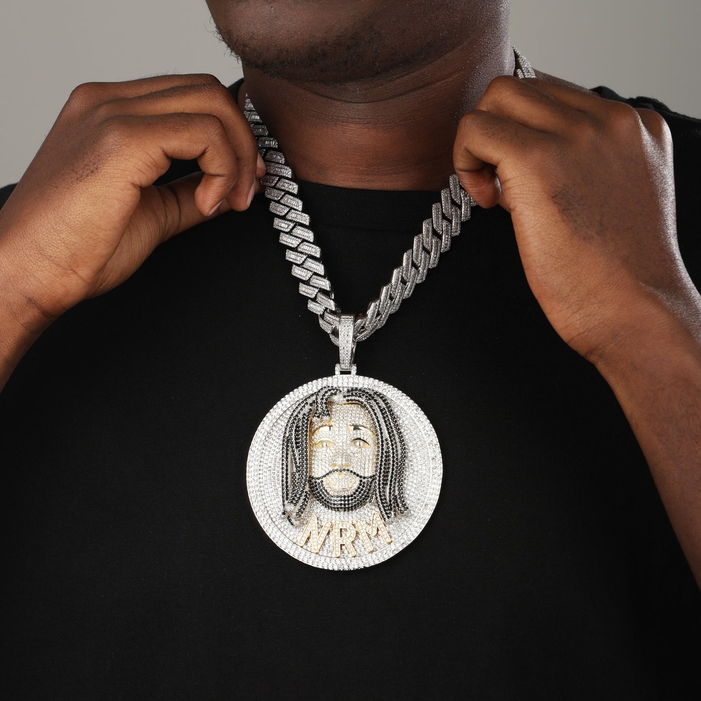 3D Logo Circle Pendant