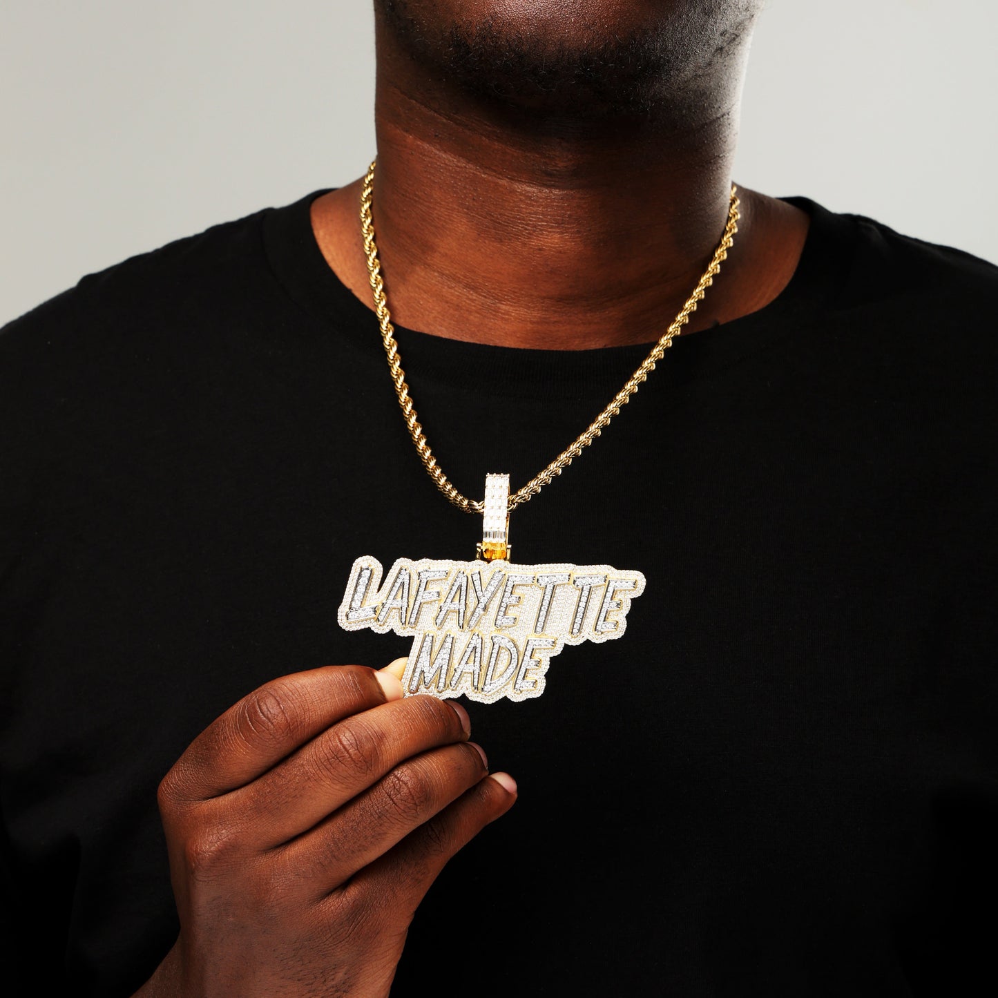 Custom Multi Rows Letters Pendant