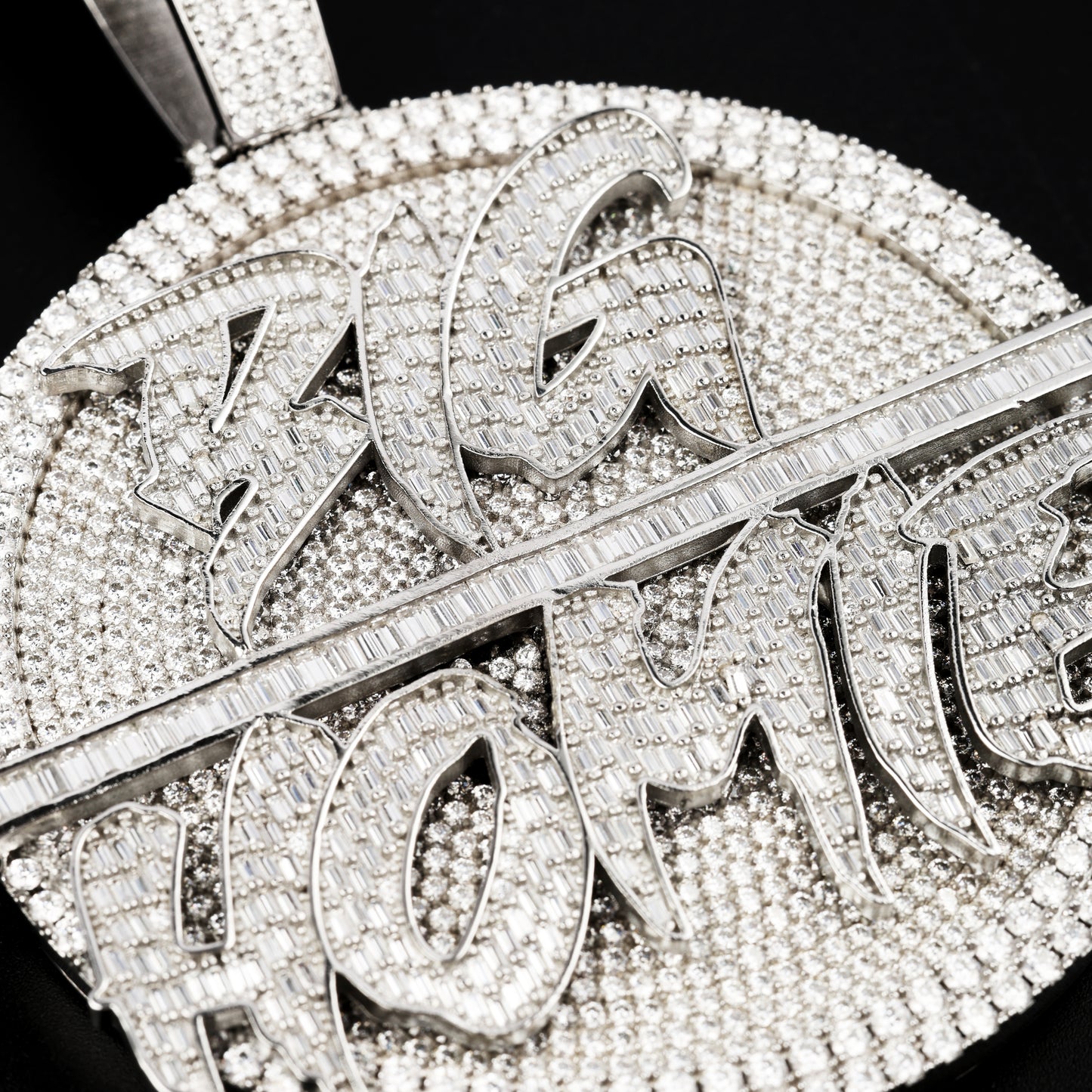 Custom Many Letters Circle Pendant