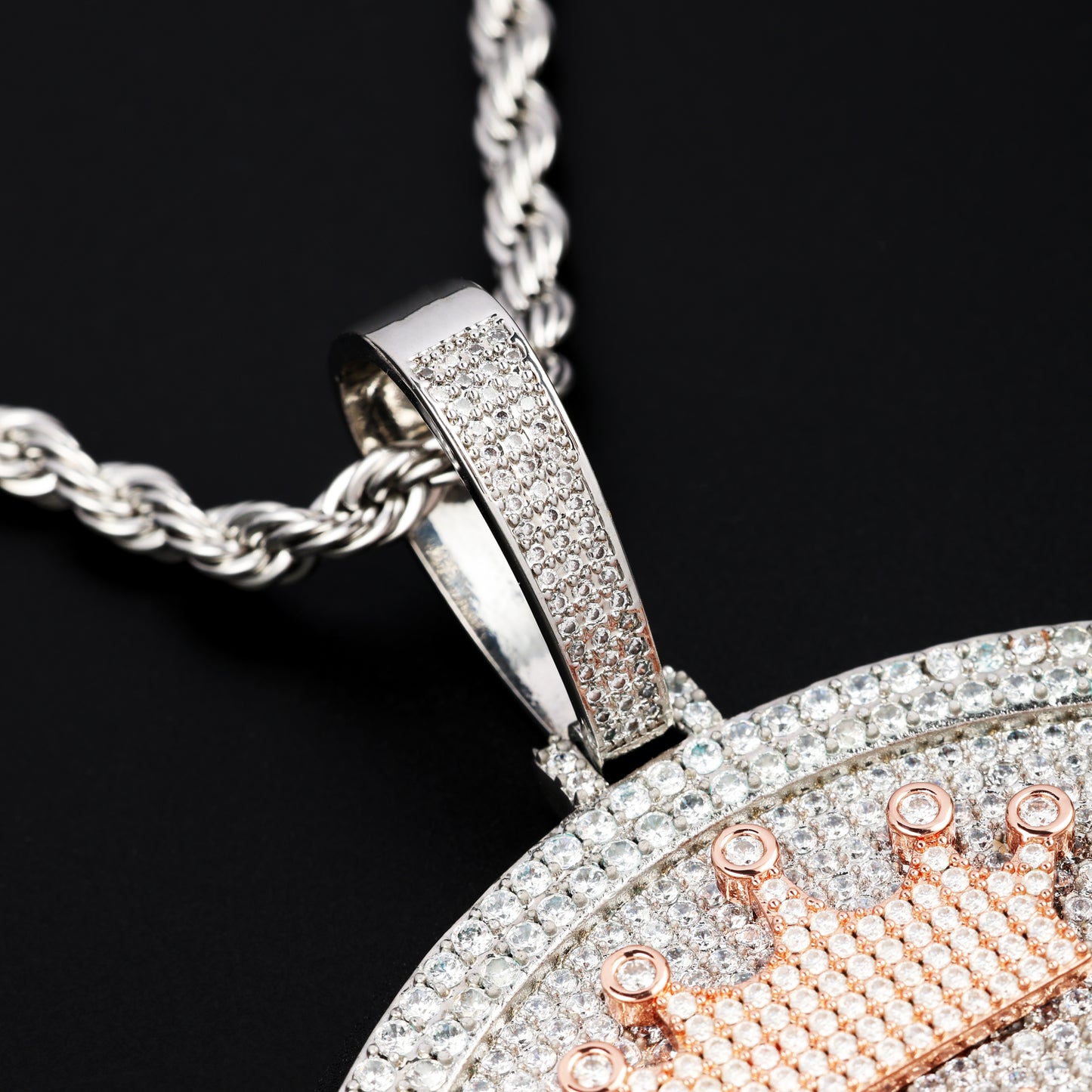 Many Letters Circle Pendant