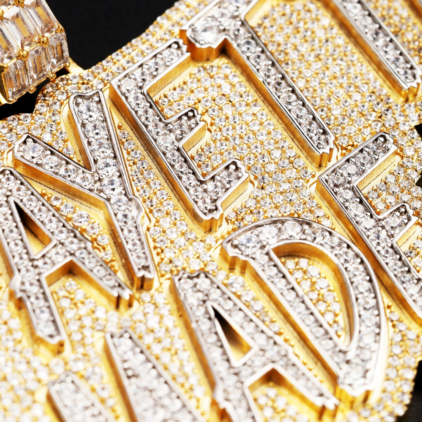 Custom Multi Rows Letters Pendant