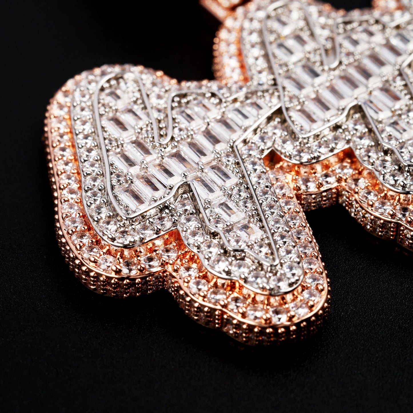 Custom Multi Layered Letters Pendant
