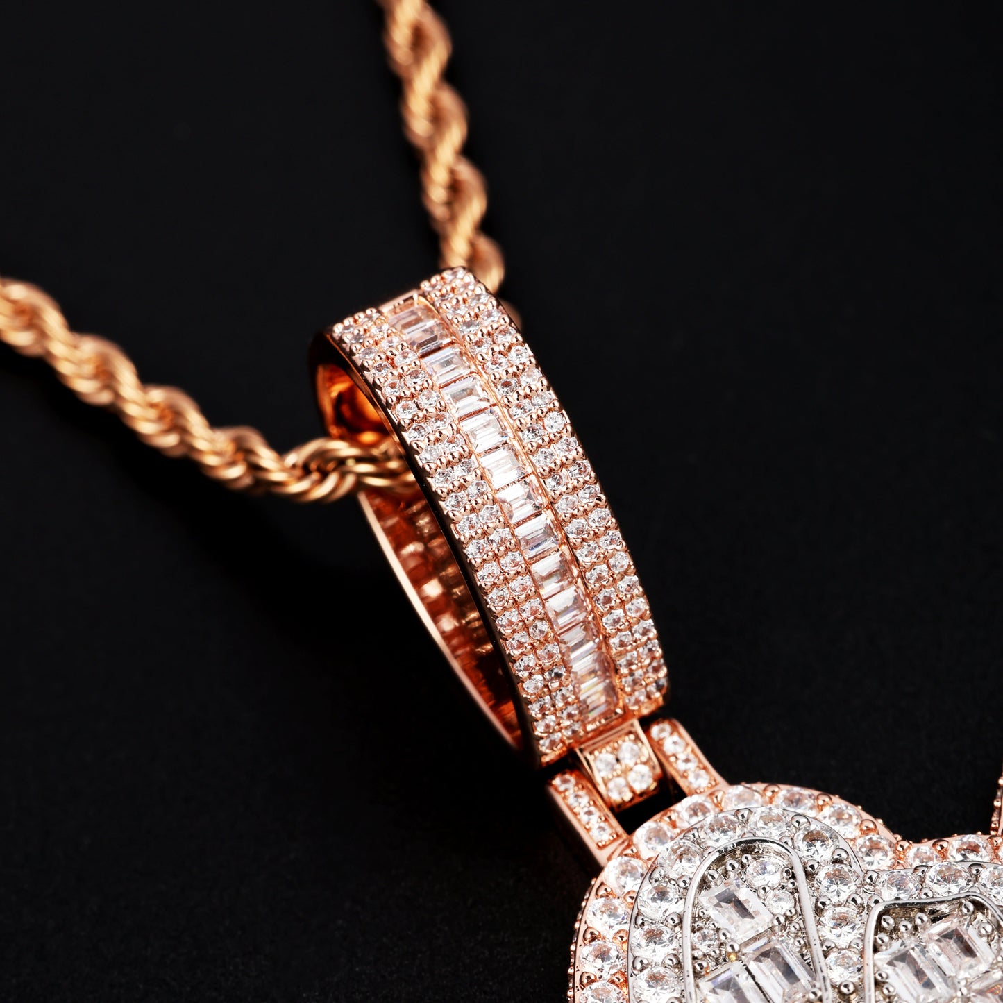 Custom Multi Layered Letters Pendant