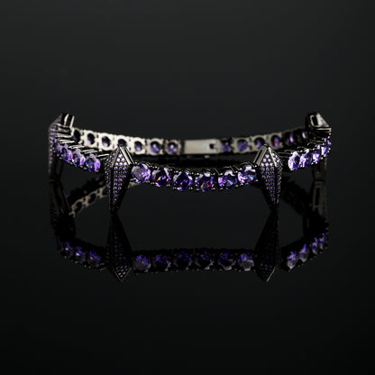 5mm Purple Fight Tooth and Claw Tennis Bracelet