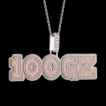 Two Layer Custom Letter Name Necklace