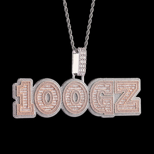 Two Layer Custom Letter Name Necklace