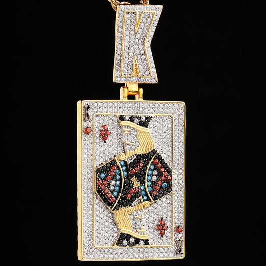 Poker King Iced Out Pendant