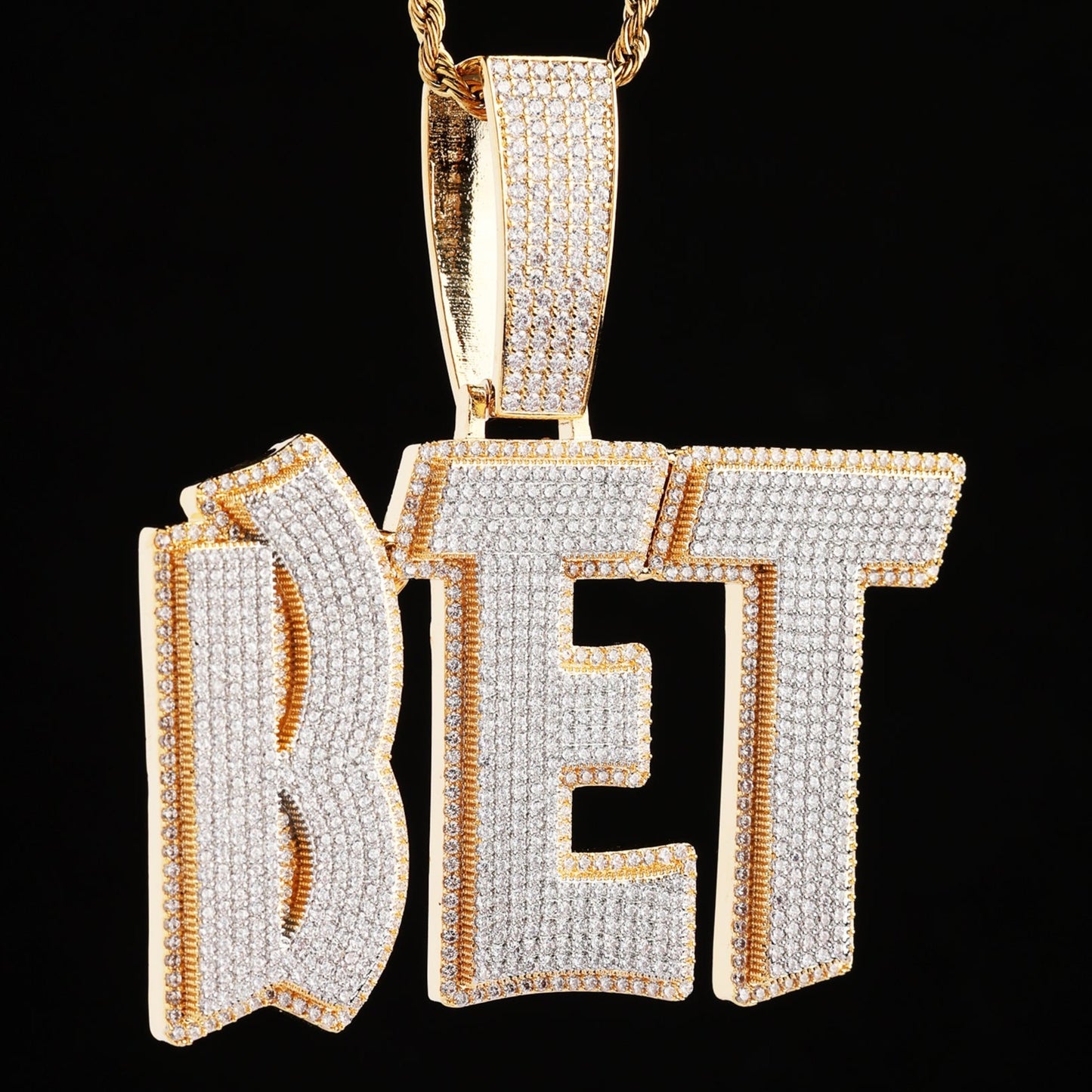 Custom Two Tone Letters/Name Pendant