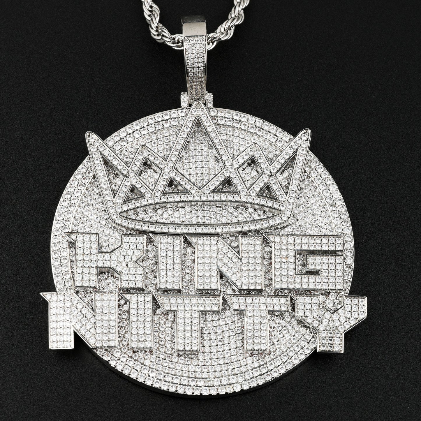Custom Many Letters Circle Pendant