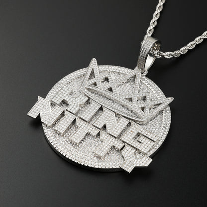 Custom Many Letters Circle Pendant