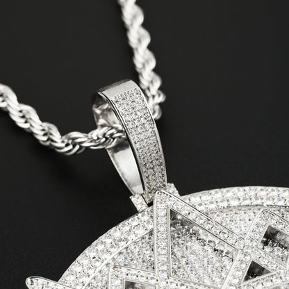 Custom Many Letters Circle Pendant