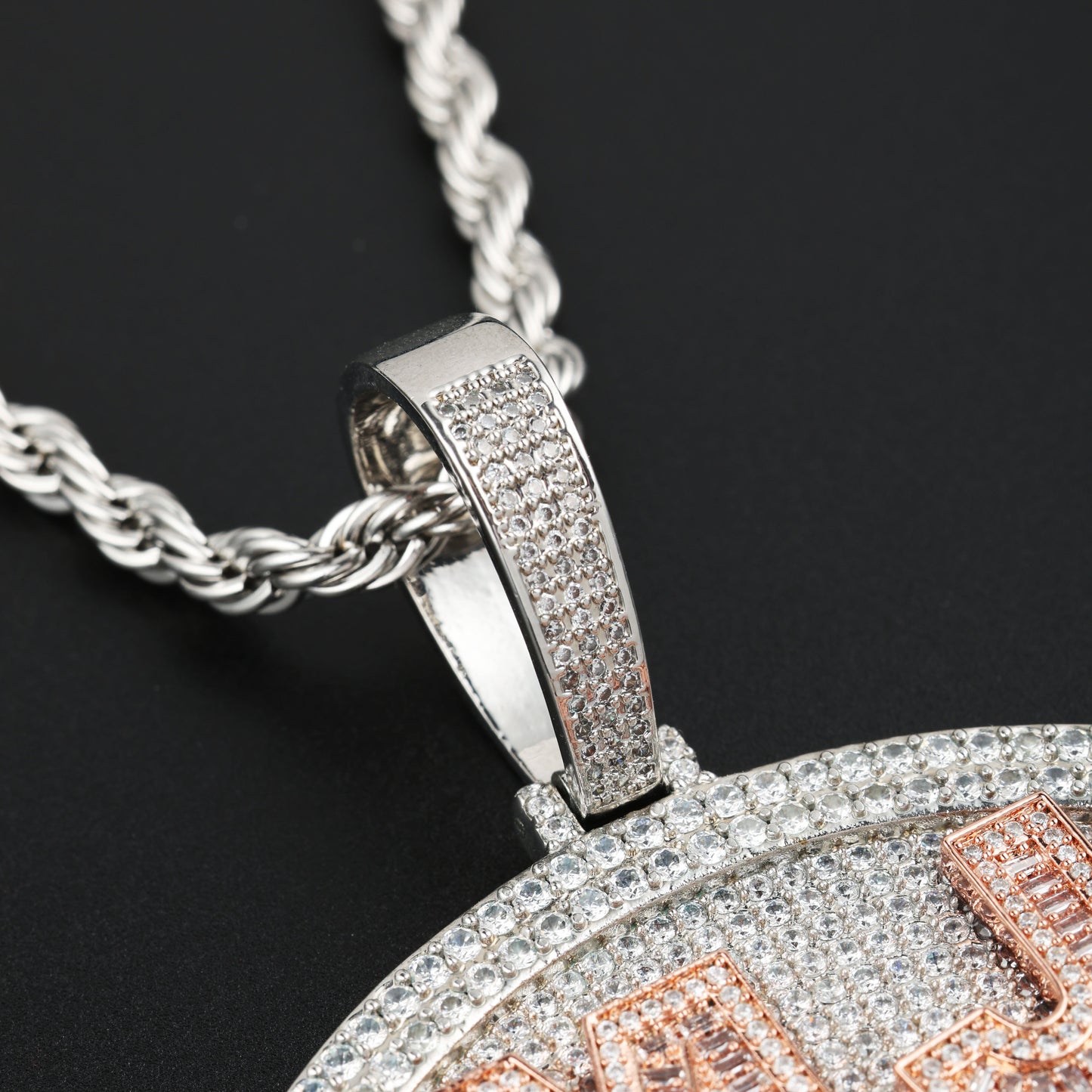 Custom Many Letters Circle Pendant