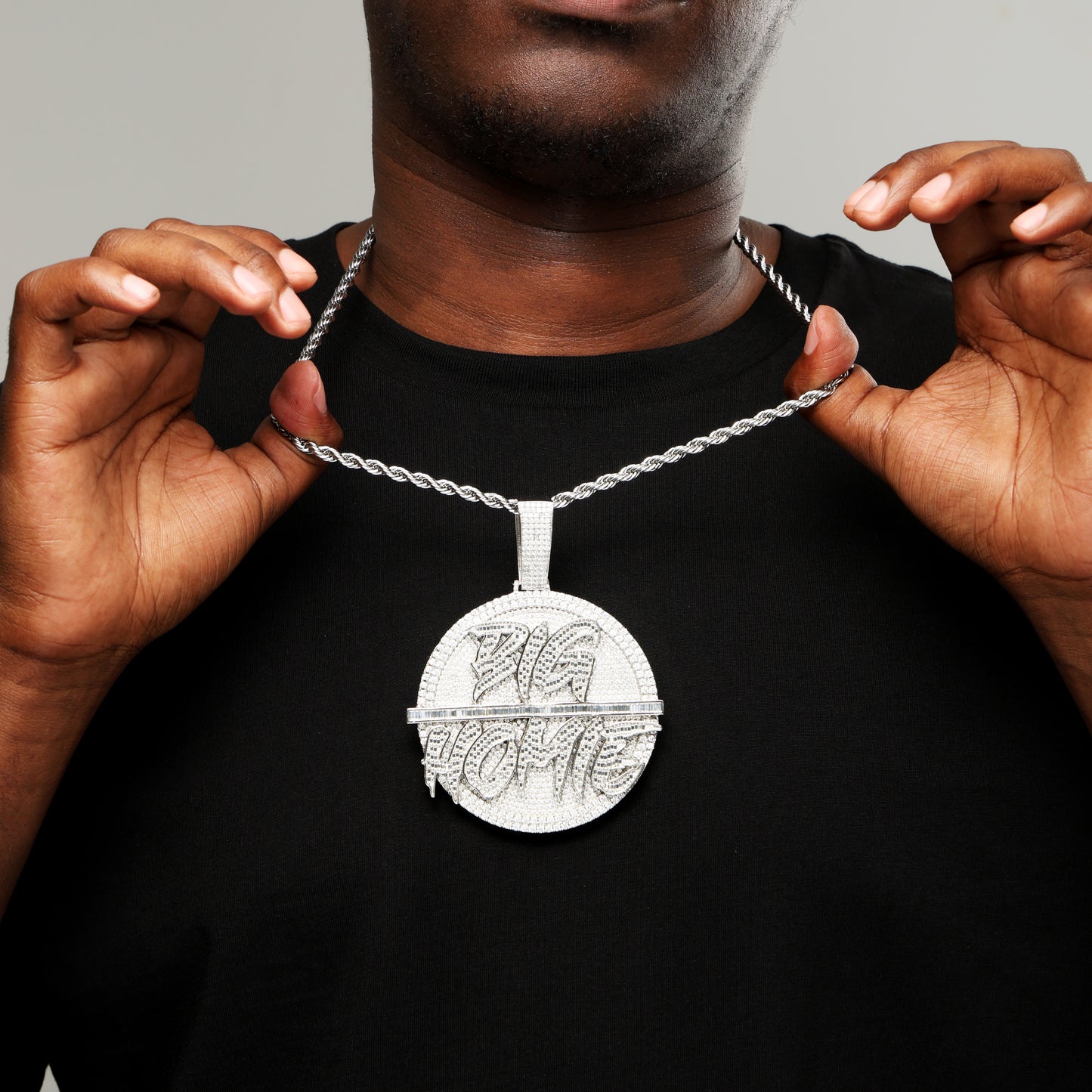 Custom Many Letters Circle Pendant