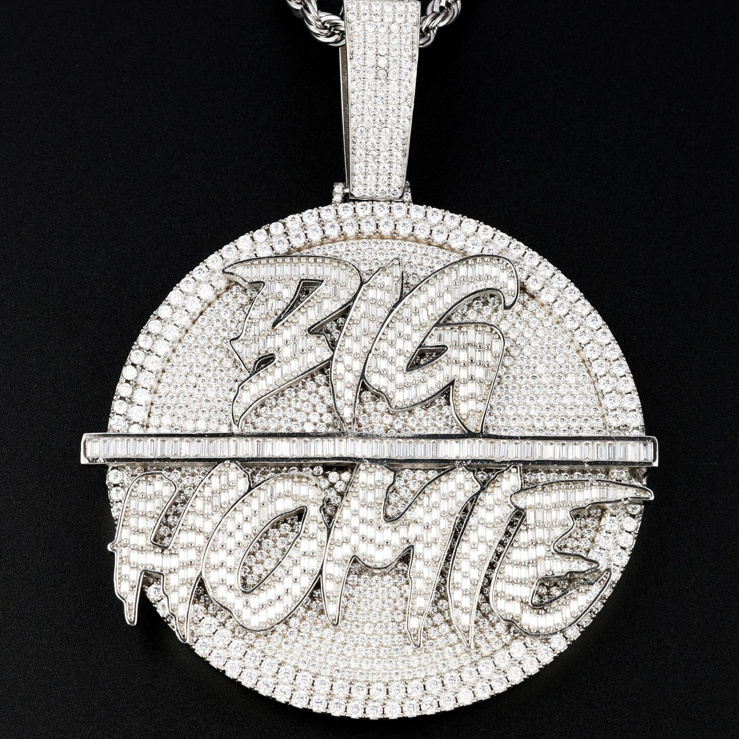 Custom Many Letters Circle Pendant