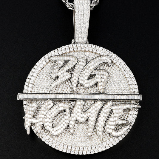 Custom Many Letters Circle Pendant
