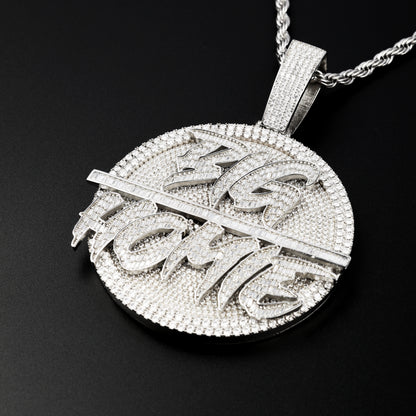 Custom Many Letters Circle Pendant