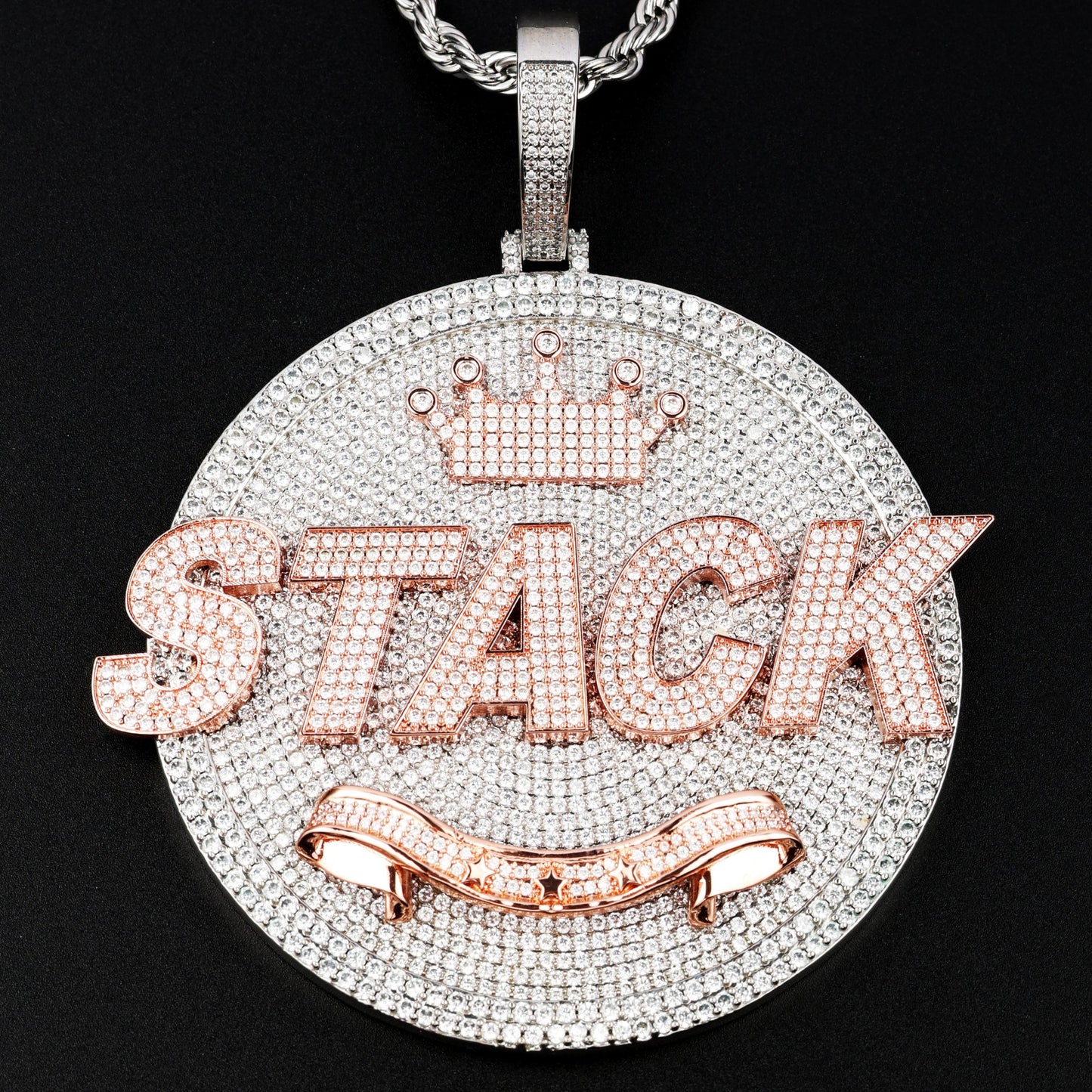 Custom Many Letters Circle Pendant