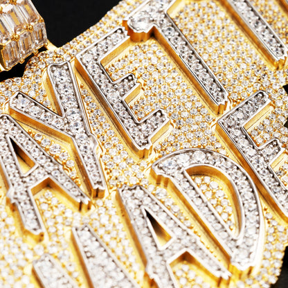Custom Multi Rows Letters Pendant