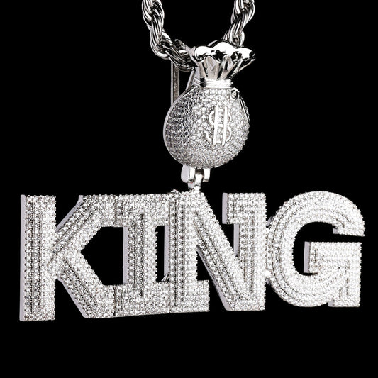 Custom Micro Pave Letter Name Necklace