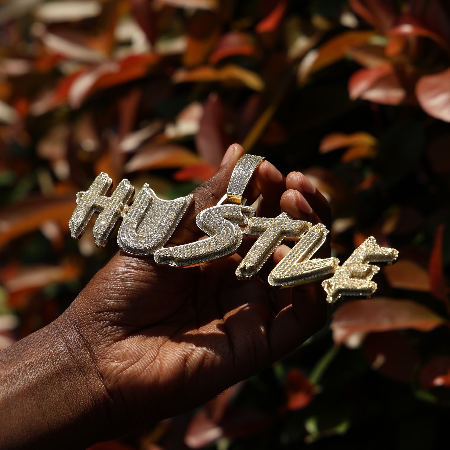 Custom Letter  Name Pendant gold