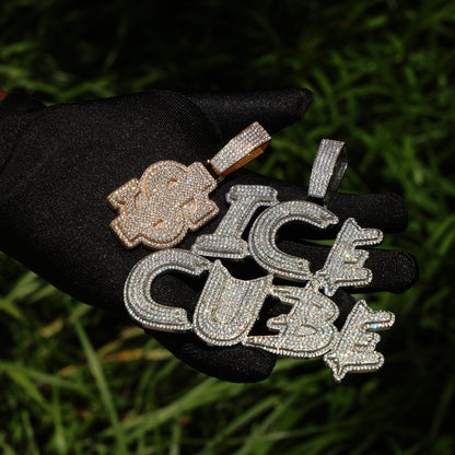 Iced Dollar Pendant