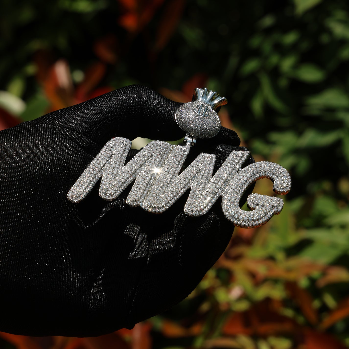 Custom cursive letter name necklace heyice